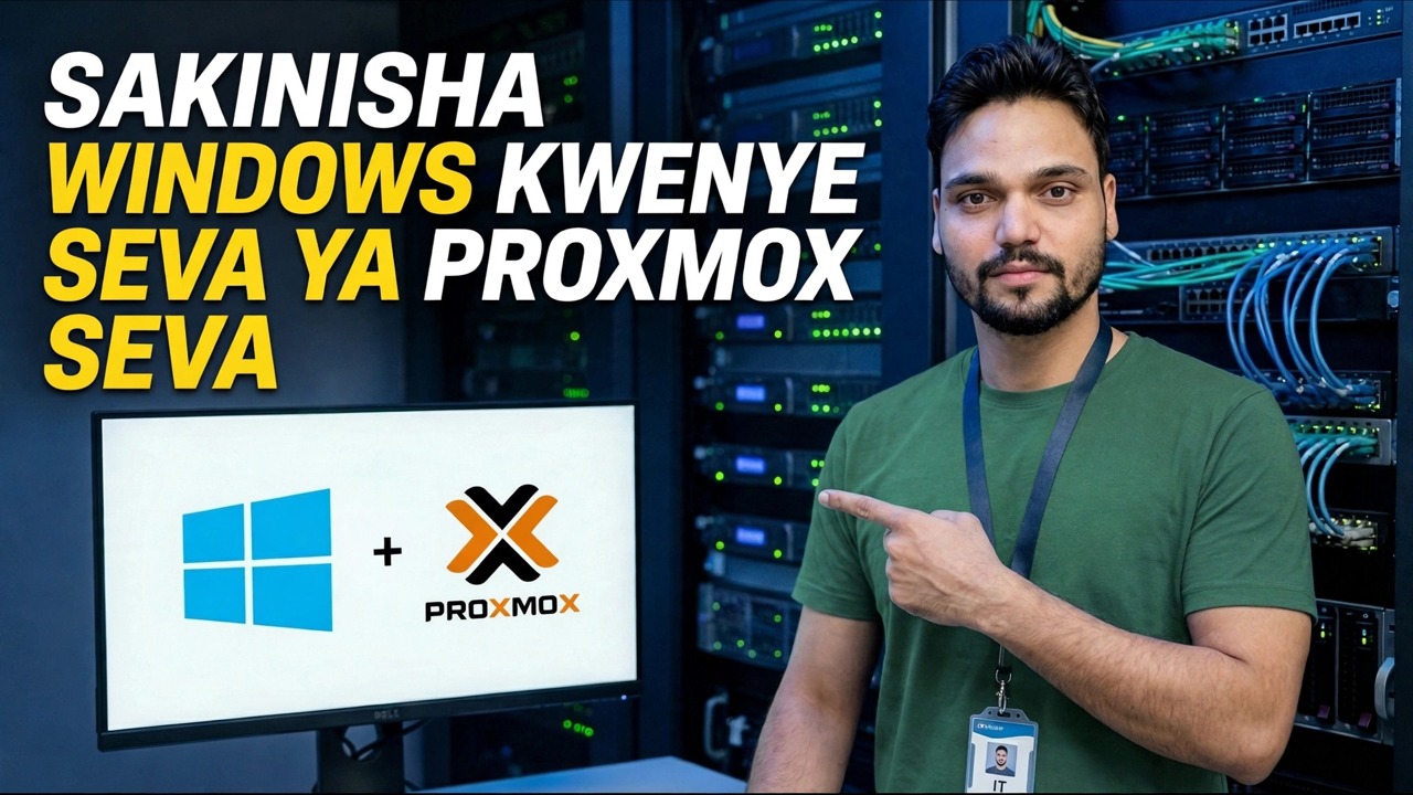 Ufungaji wa Windows kwenye Seva ya Proxmox - Mwongozo wa Hatua kwa Hatua