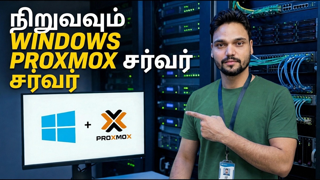 Proxmox சேவையகத்தில் விண்டோஸ் நிறுவல் - படி-படி-படி வழிகாட்டி