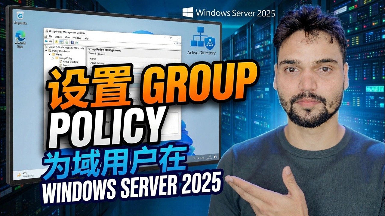 Active Directory GPO 完整教程 ⚡ 用户和计算机策略解释