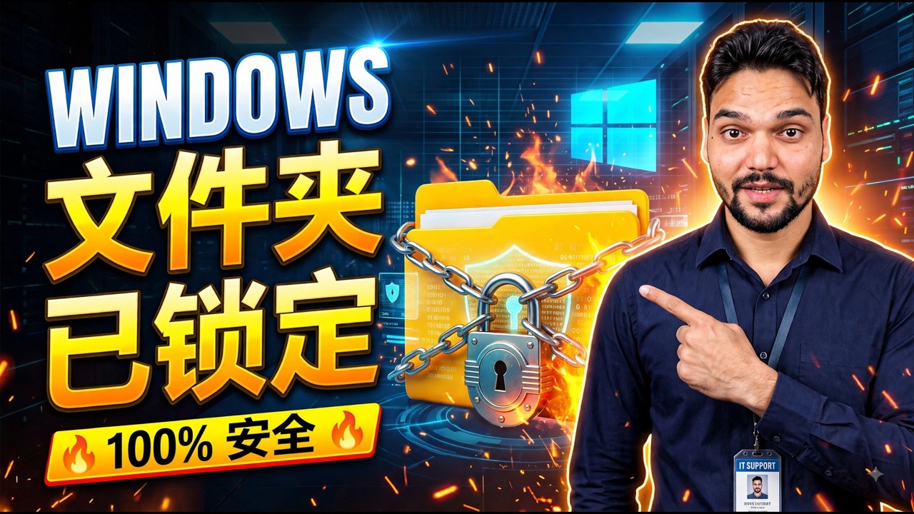 Lock Any Folder in Windows with a Custom Script 🔐🔥