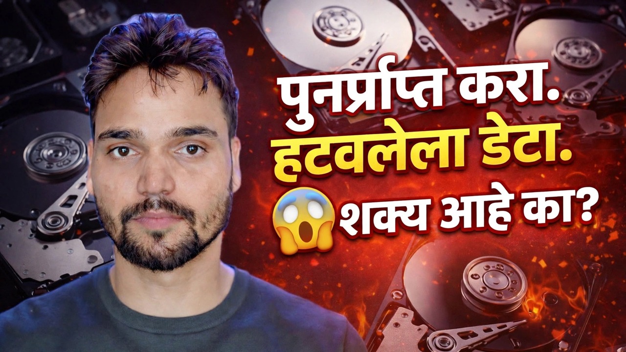 हटवलेला डेटा रिकव्हर हो सक्ता है? 😳 फॉर्मेट नंतर खरी कसोटी!