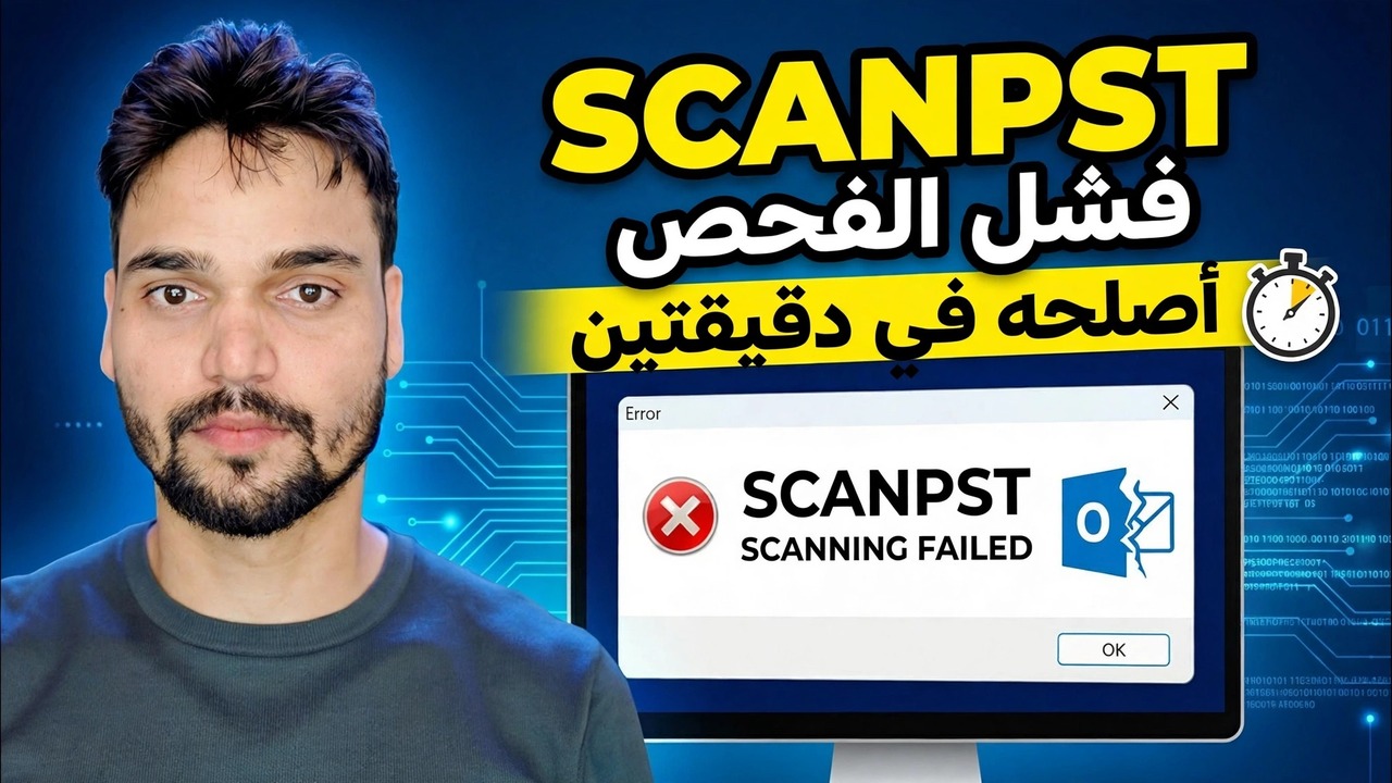 إصلاح خطأ إصلاح ScanPST