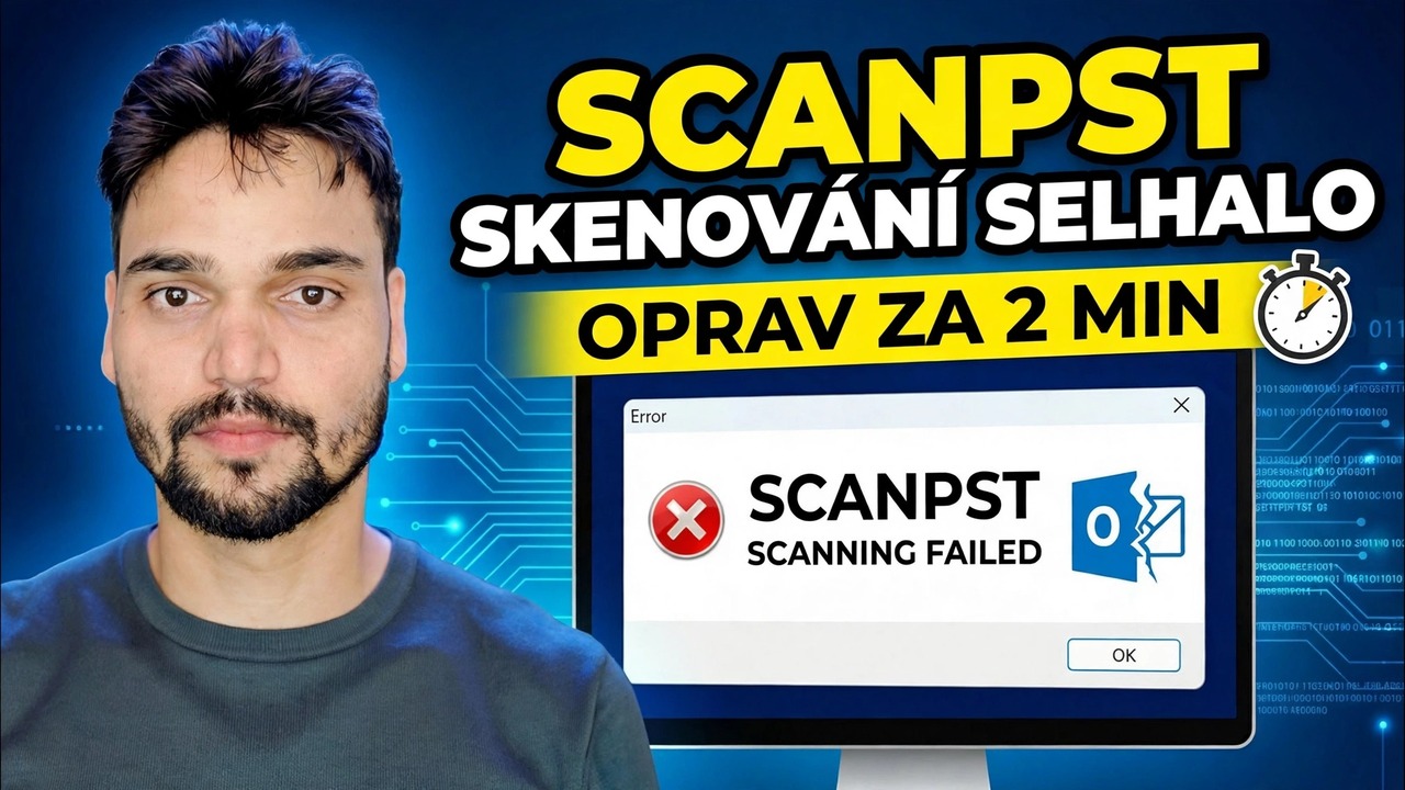 Opravit chybu opravy ScanPST