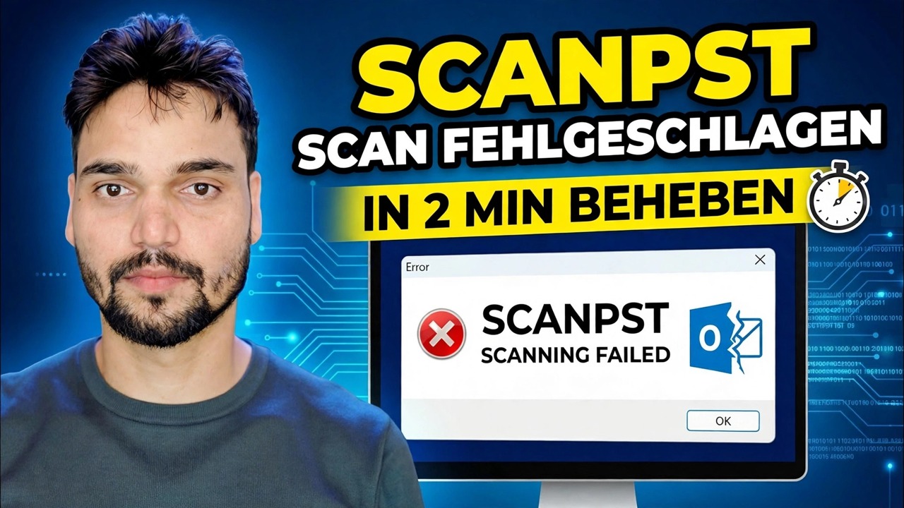 Beheben Sie den ScanPST-Reparaturfehler