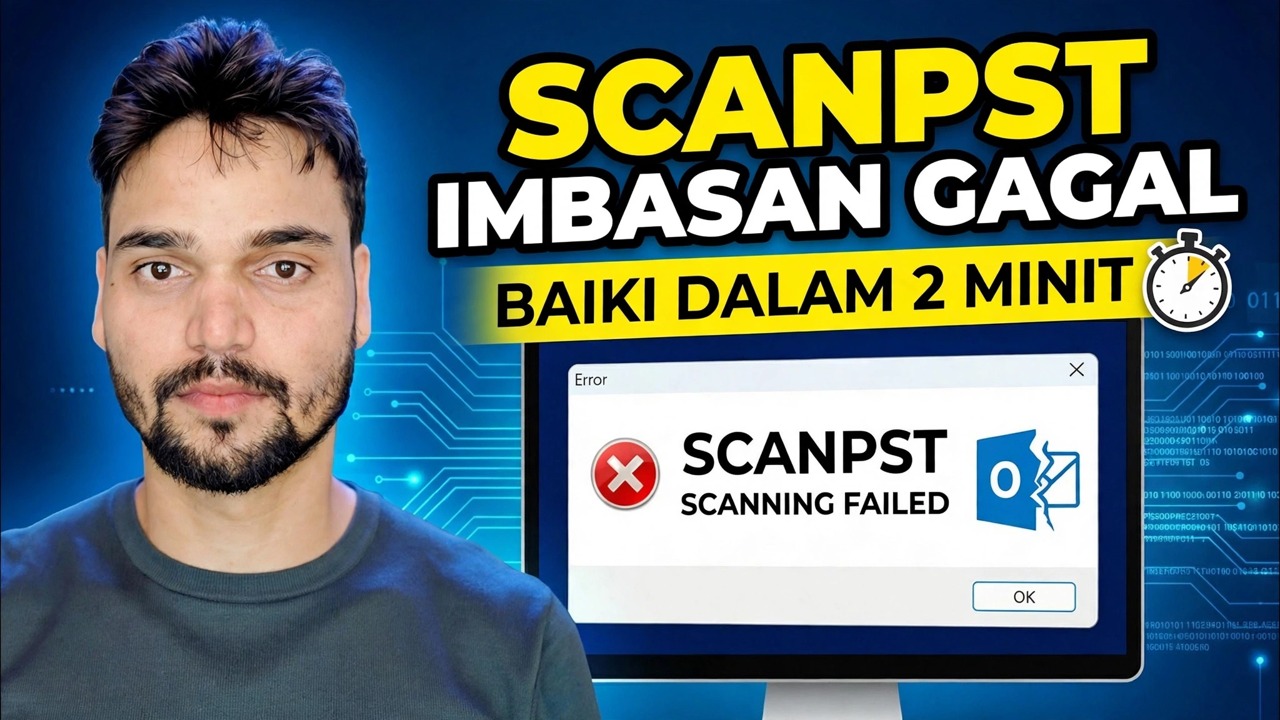 Betulkan Ralat Pembaikan ScanPST