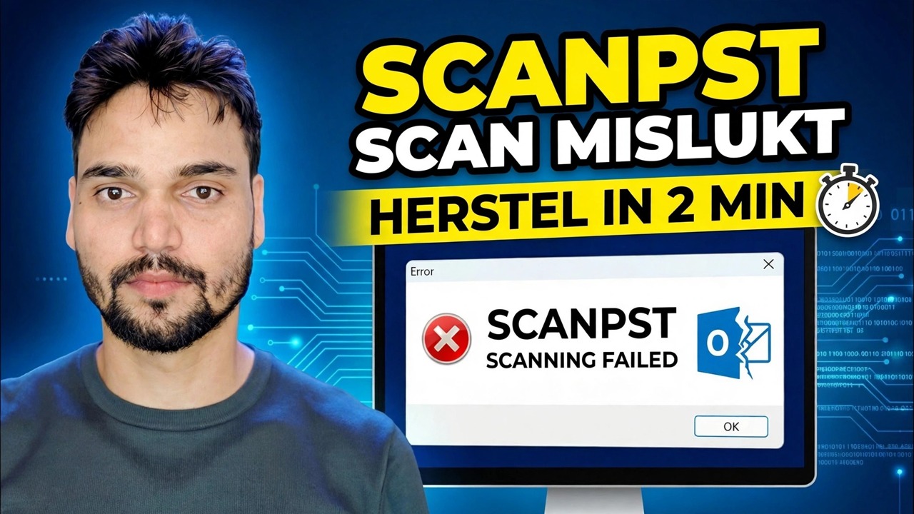 Herstel ScanPST-reparatiefout