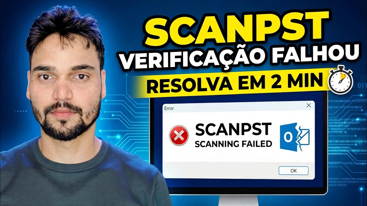 Corrigir erro de reparo do ScanPST