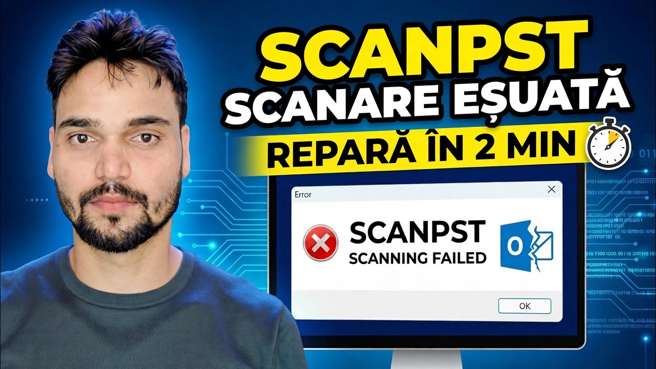 Remediați eroarea de reparare ScanPST