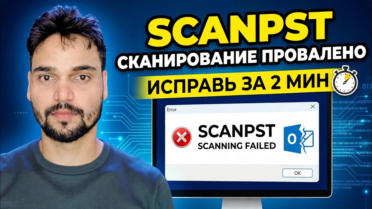 Исправить ошибку восстановления ScanPST