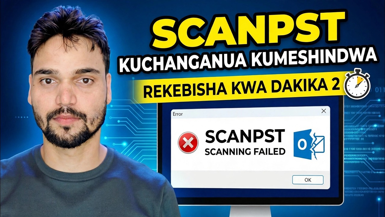 Rekebisha Hitilafu ya Urekebishaji wa ScanPST