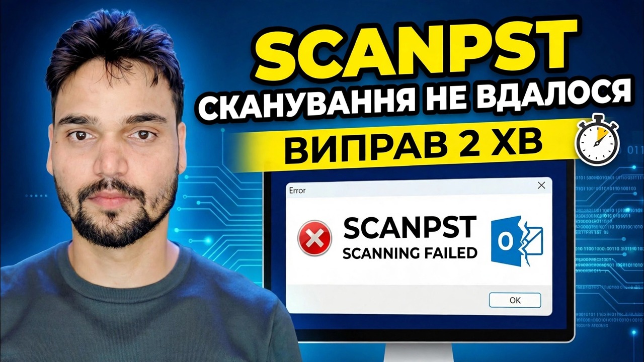 Виправте помилку відновлення ScanPST