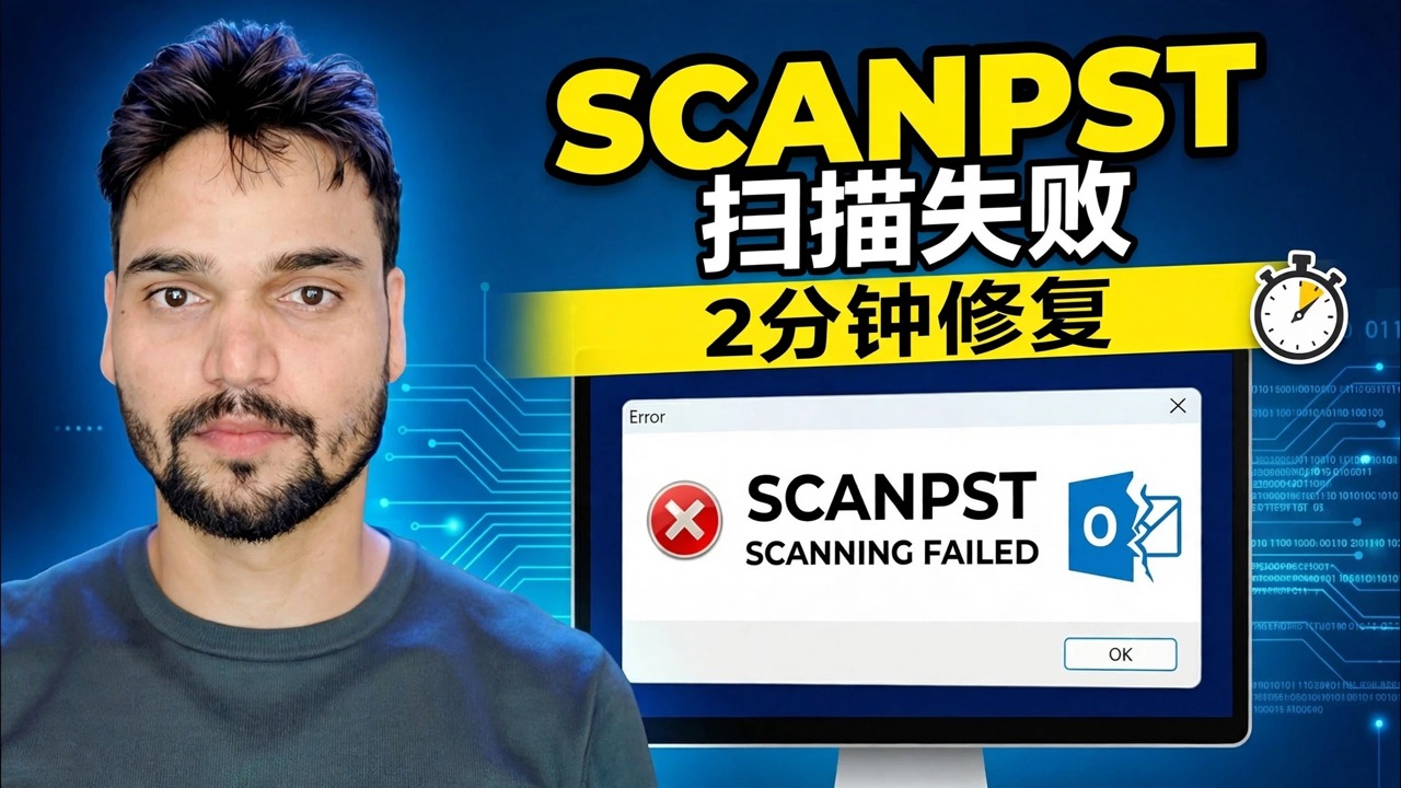 修复 ScanPST 修复错误