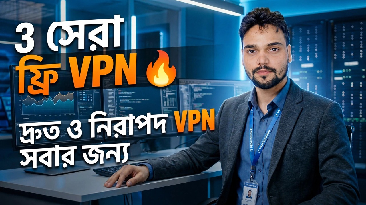 2026 সালের সেরা ফ্রি ভিপিএন 😳 দ্রুত এবং সীমাহীন