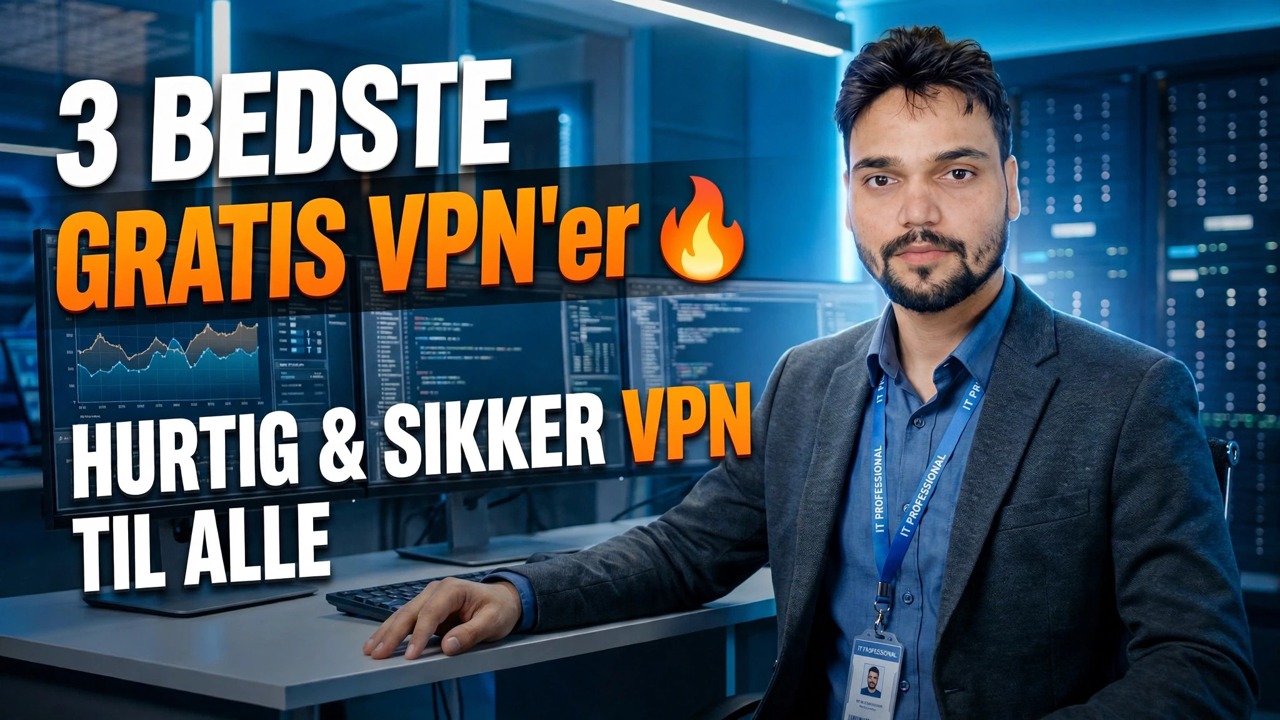 Bedste gratis VPN'er i 2026 😳 Hurtigt og ubegrænset