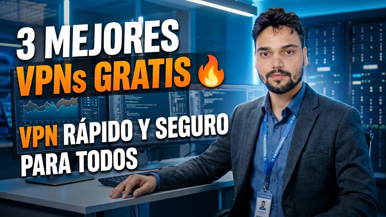 Las mejores VPN gratuitas en 2026 😳 Rápidas e ilimitadas
