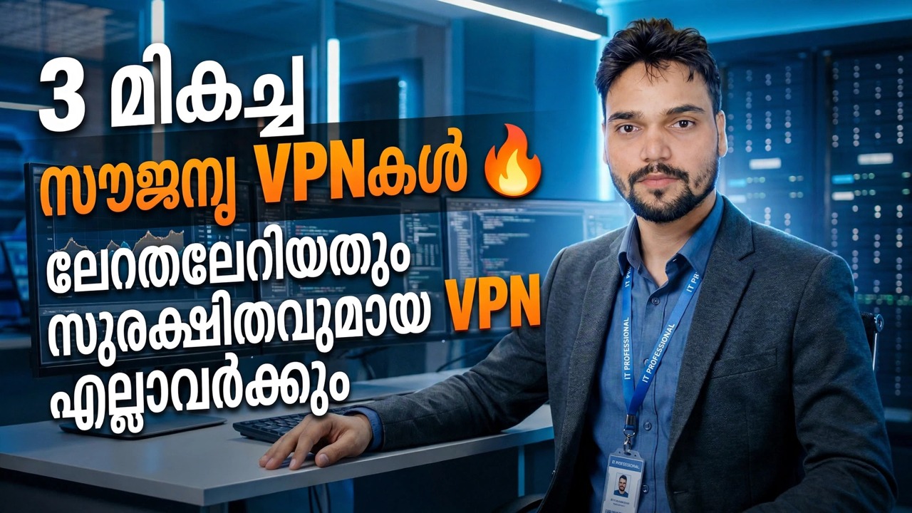 2026-ലെ മികച്ച സൗജന്യ VPN-കൾ 😳 ഫാസ്റ്റ് & അൺലിമിറ്റഡ്