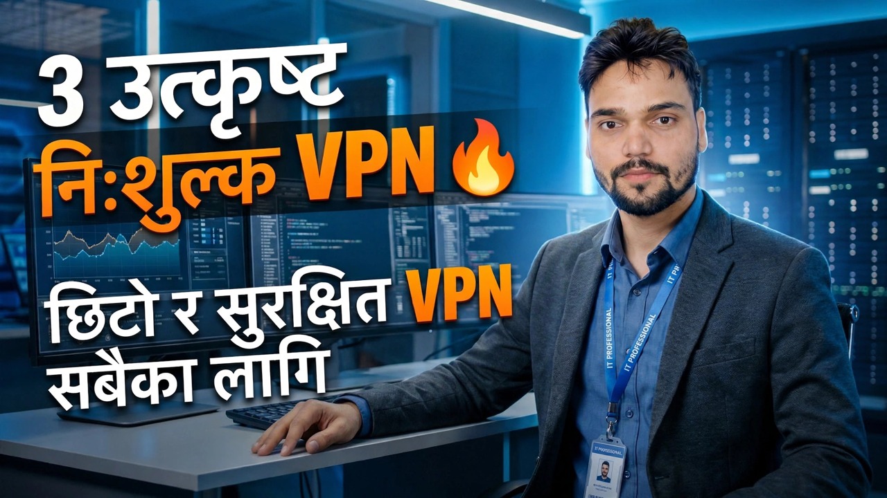 2026 मा सर्वश्रेष्ठ नि: शुल्क VPN 😳 छिटो र असीमित