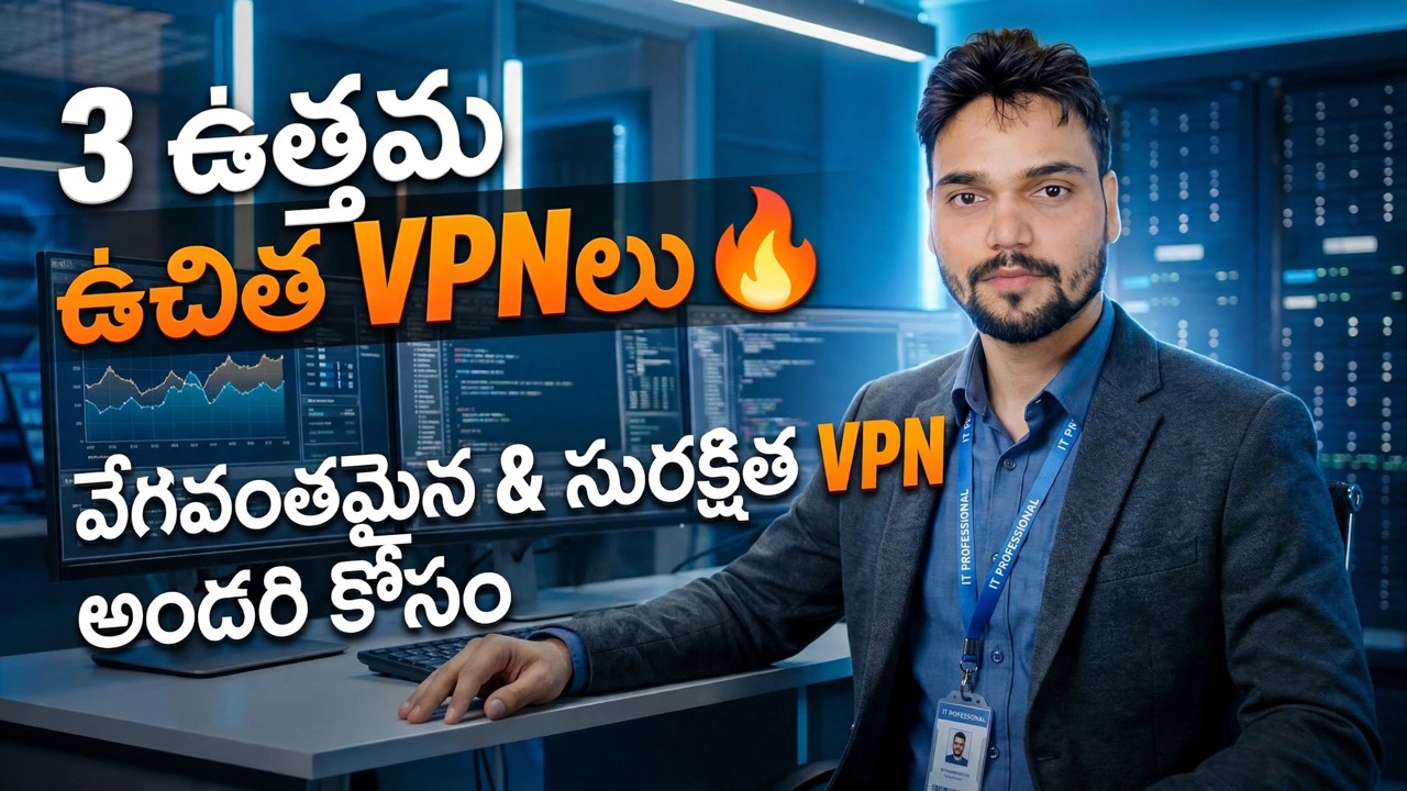 2026లో ఉత్తమ ఉచిత VPNలు 😳 వేగవంతమైన & అపరిమిత