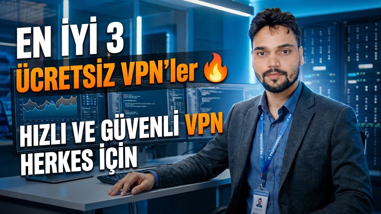 2026'nın En İyi Ücretsiz VPN'leri 😳 Hızlı ve Sınırsız