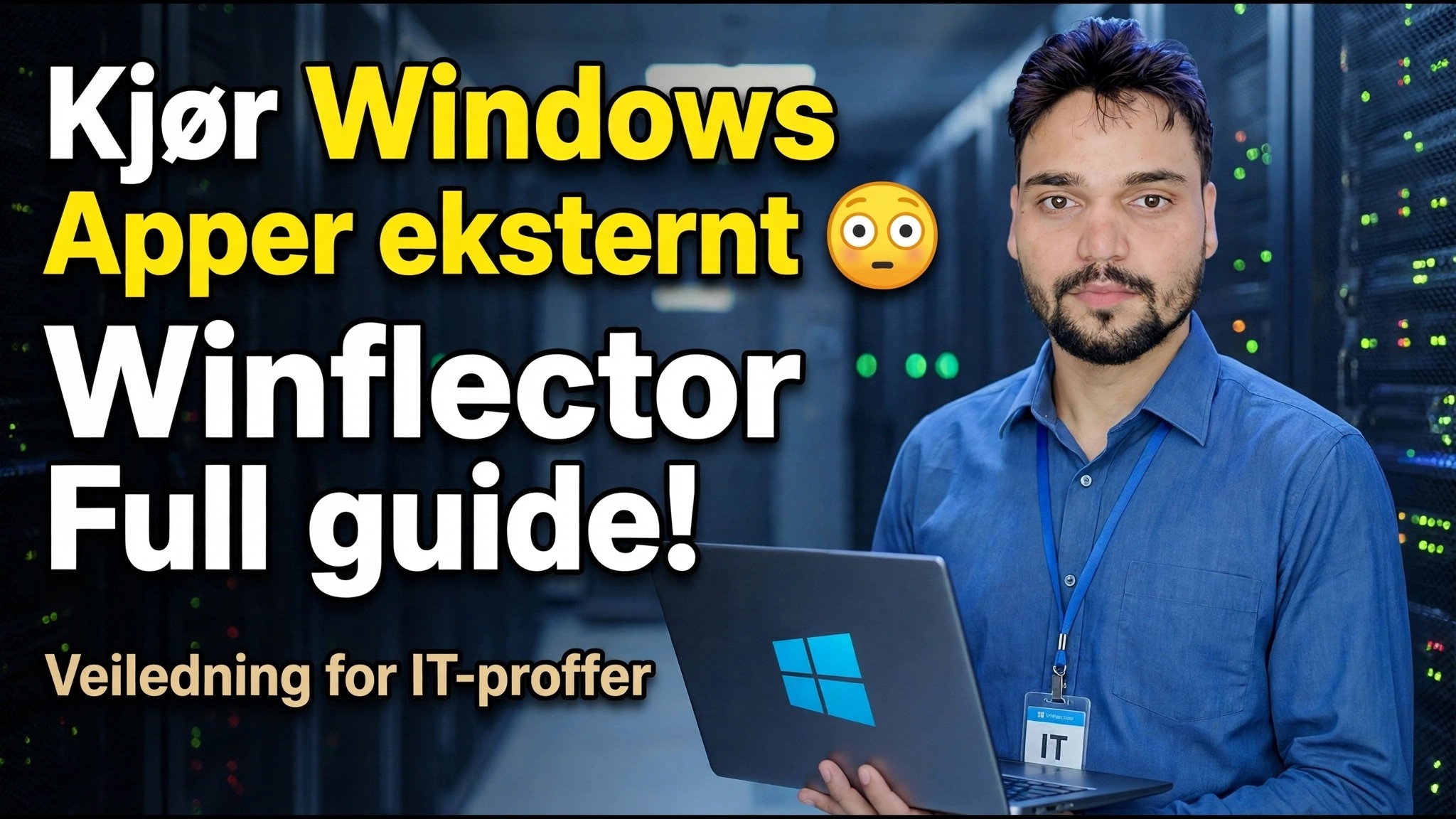 Winflector Setup Guide 😳 Installer og publiser apper enkelt!