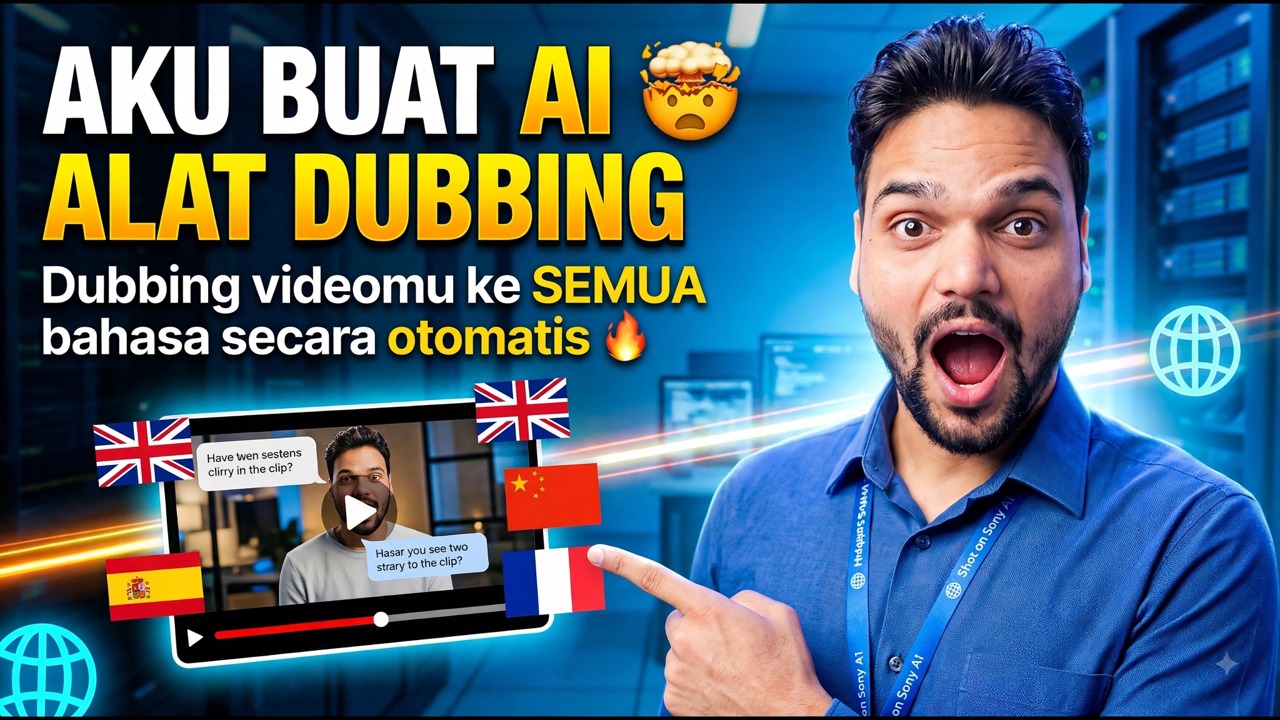 Saya Membuat Alat Sulih Suara AI 🤯 | Sulih Suara Video Anda ke SEMUA Bahasa Secara Otomatis 🔥