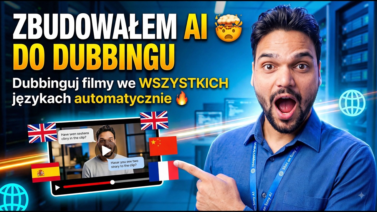 Stworzyłem narzędzie AI do dubbingu 🤯 | Automatyczny dubbing w KAŻDYM języku 🔥