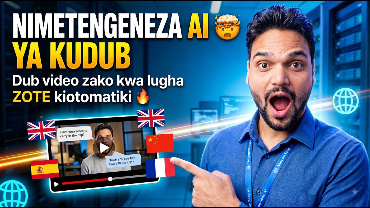 Nimetengeneza Kifaa cha AI cha Kutafsiri Sauti 🤯 | Tafsirisha Video Zako kwa Lugha ZOTE Moja kwa Moja 🔥