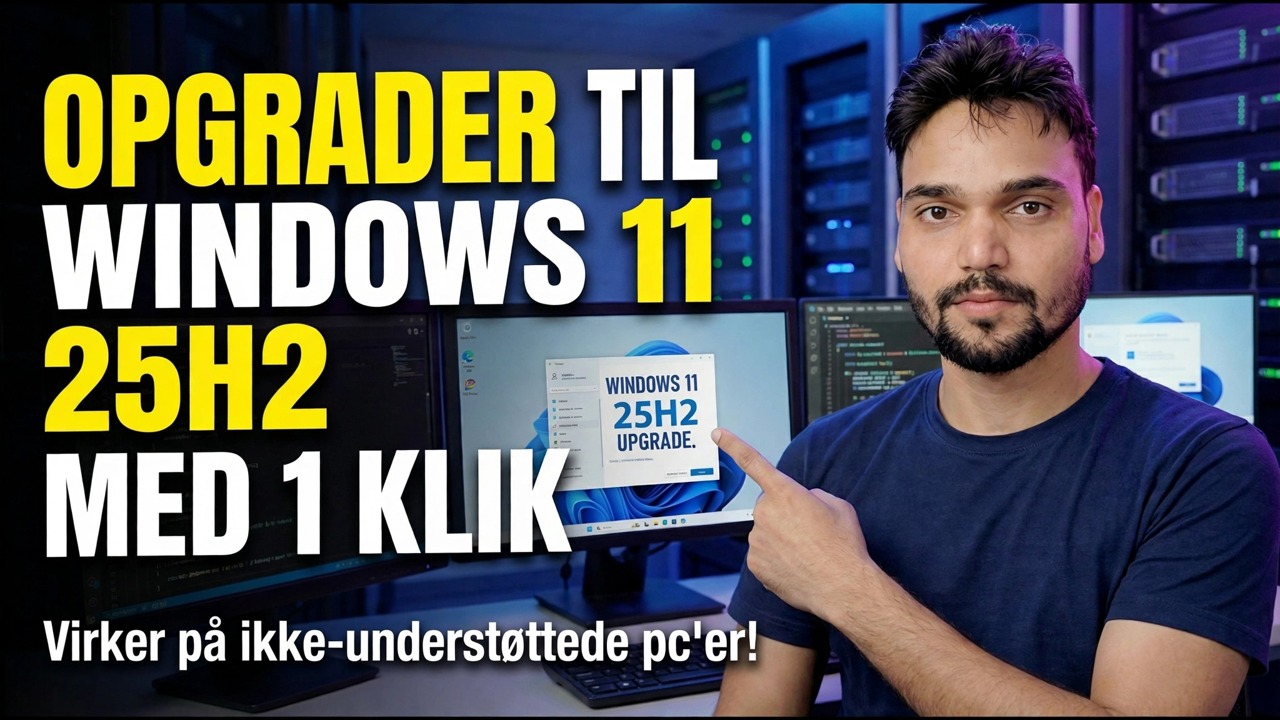 Opgrader til Windows 11 25H2 med 1 klik