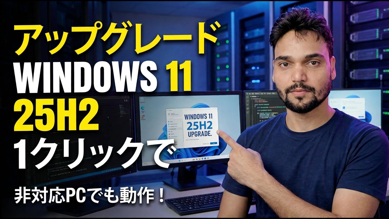 ワンクリックで Windows 11 25H2 にアップグレード