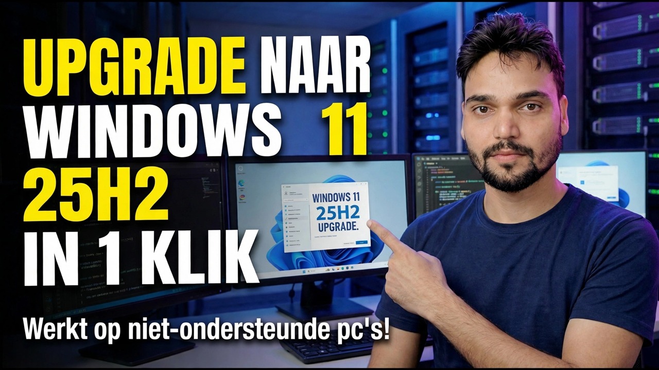 Upgrade naar Windows 11 25H2 in 1 klik
