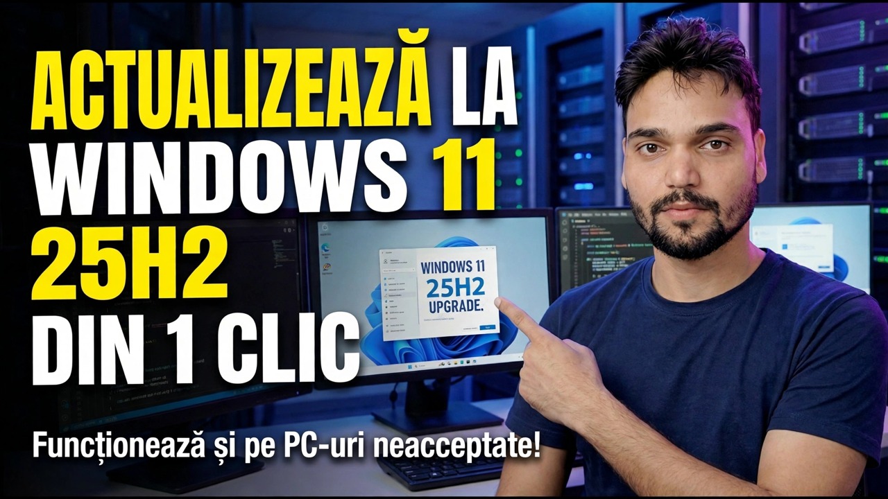 Faceți upgrade la Windows 11 25H2 în 1 clic