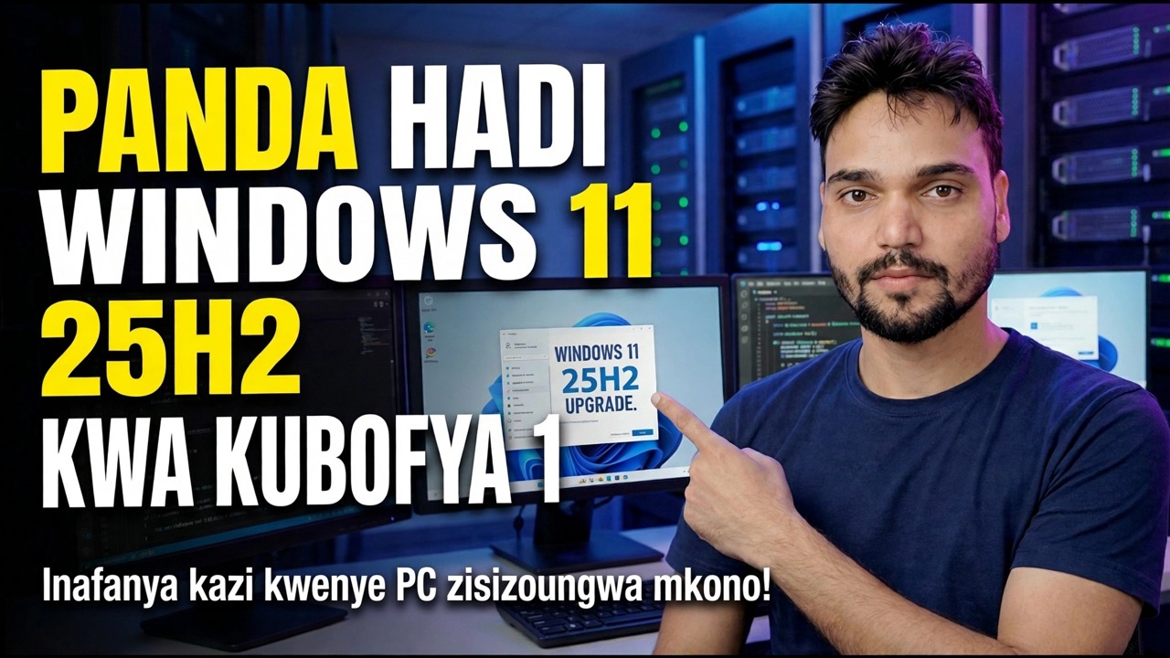 Pata toleo jipya la Windows 11 25H2 kwa Mbofyo 1