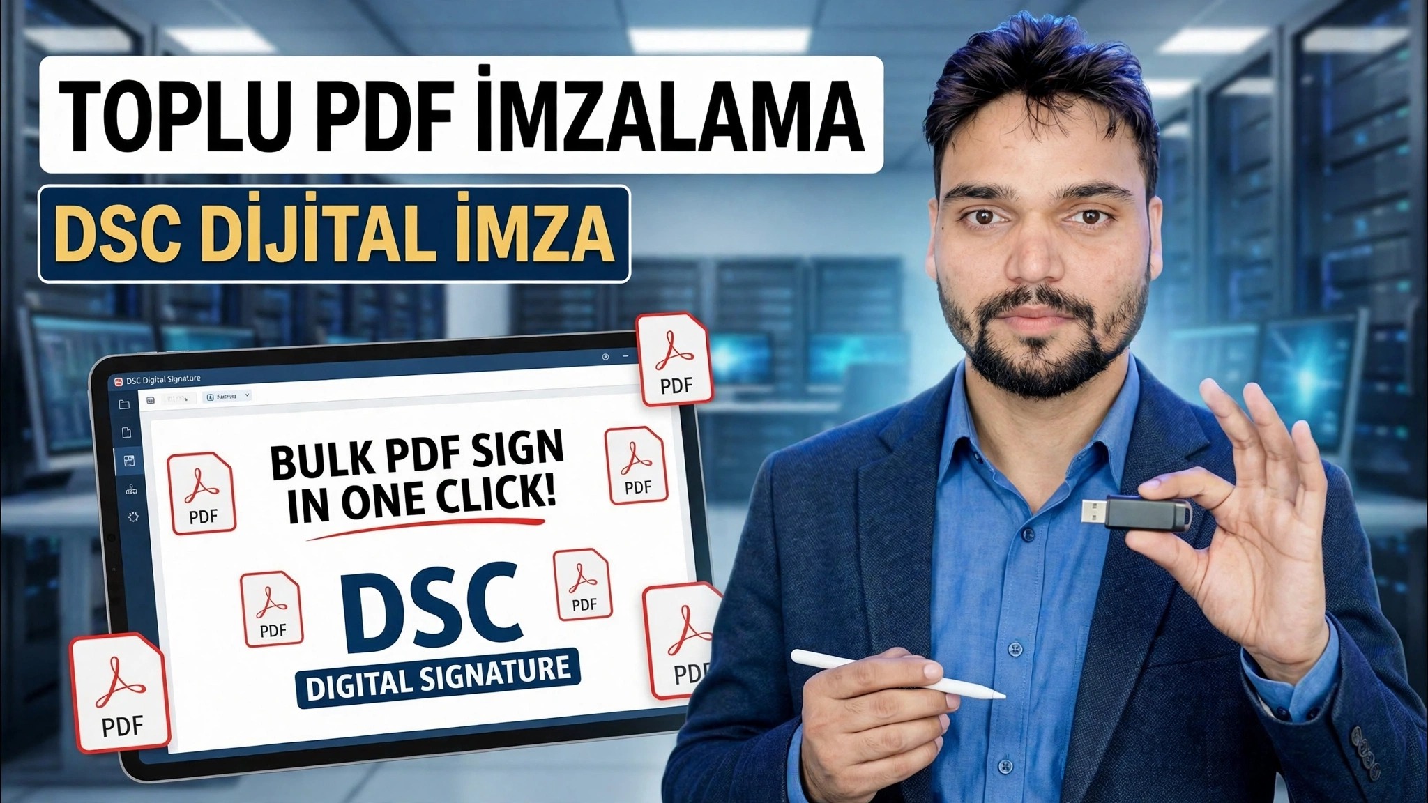 Tek Tıkla Toplu PDF Oturum Açın 😳 DSC Dijital İmza Hilesi!