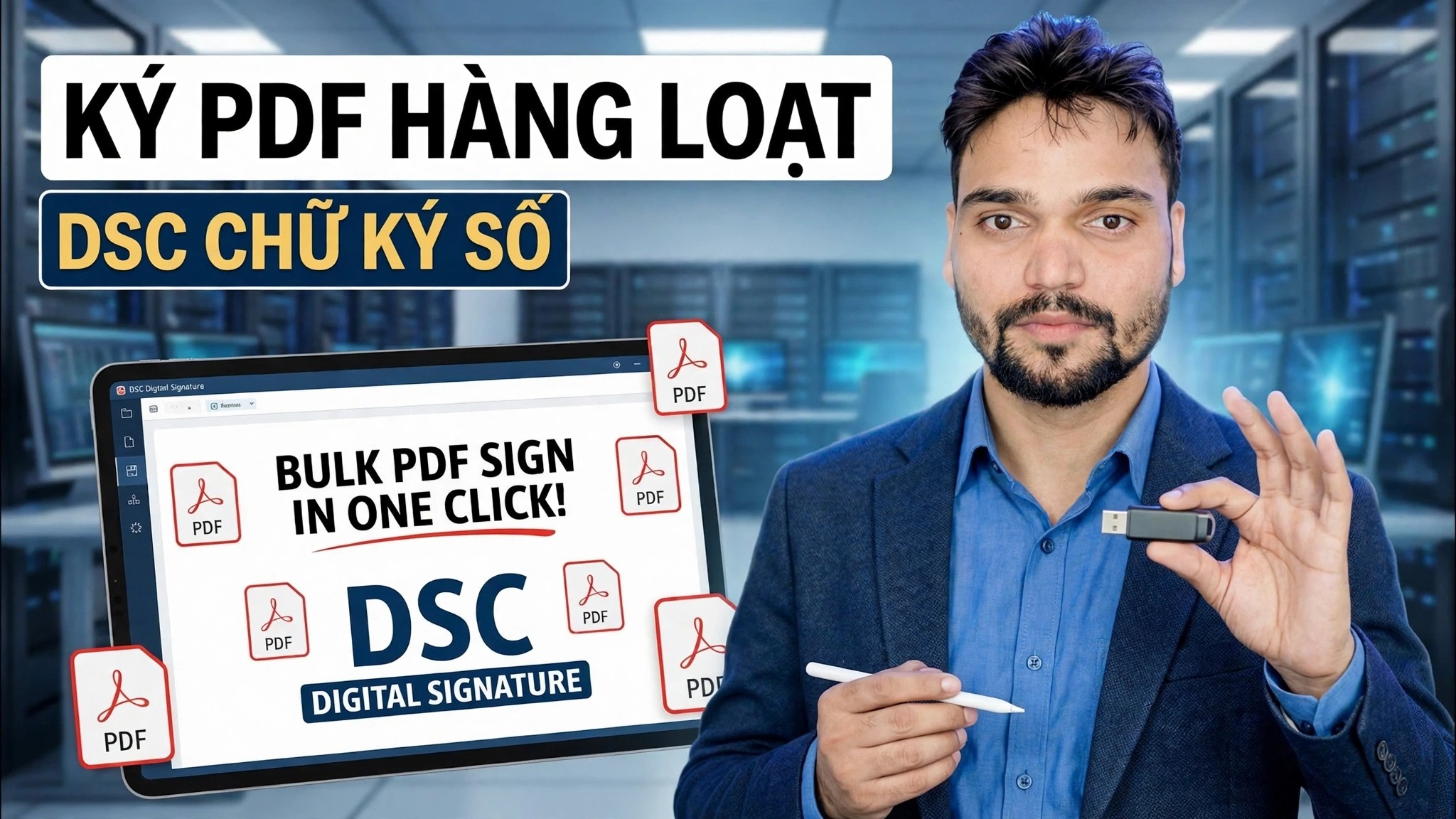 Đăng nhập PDF hàng loạt chỉ bằng một cú nhấp chuột 😳 Thủ thuật chữ ký số DSC!