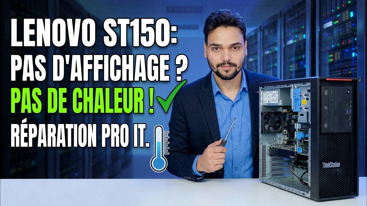 Pas d'affichage + pas de chaleur CPU 😳 La carte mère du serveur est morte ?