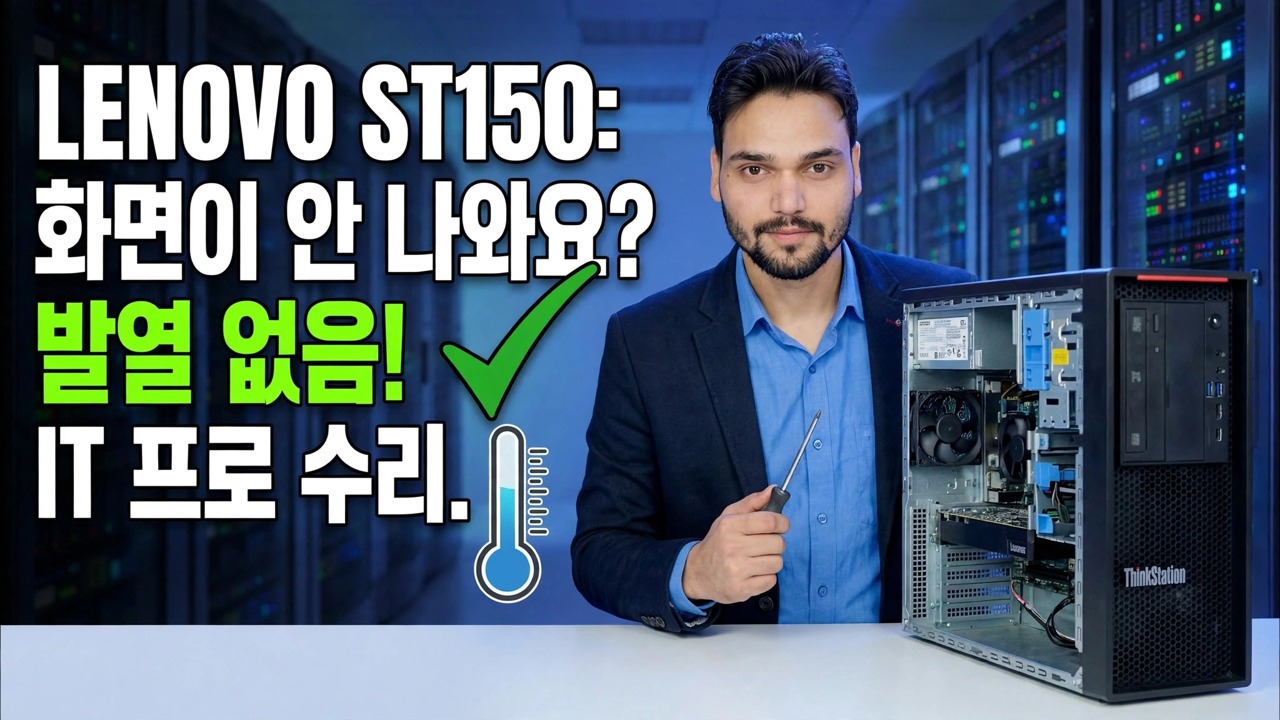 디스플레이 없음 + CPU 발열 없음 😳 서버 마더보드가 죽었나요?