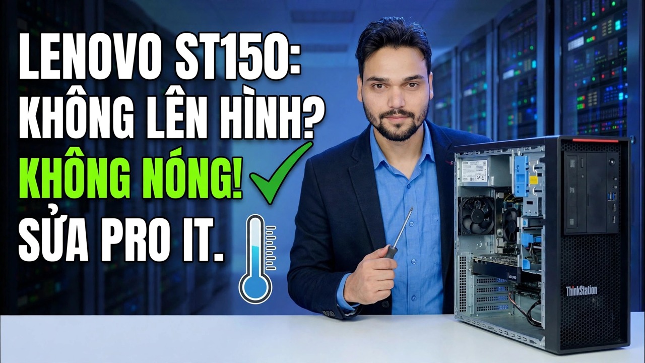 Không hiển thị + Không nóng CPU 😳 Bo mạch chủ máy chủ bị hỏng?