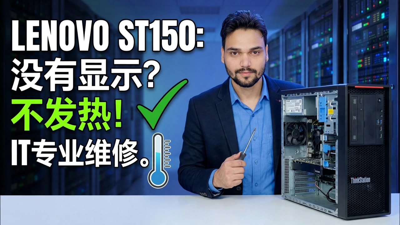 无显示 + 无 CPU 发热 😳 服务器主板坏了？