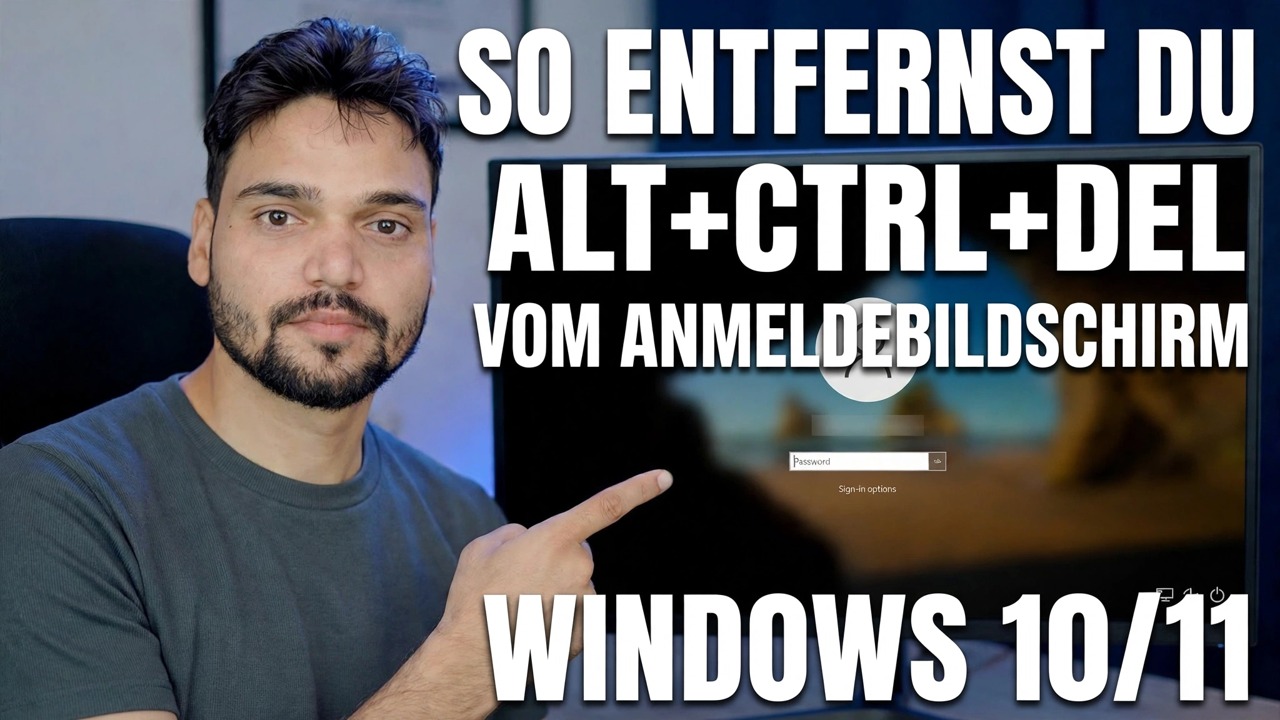 Sperrbildschirm deaktivieren Strg Alt Entf 🔧 Schritt-für-Schritt-Anleitung