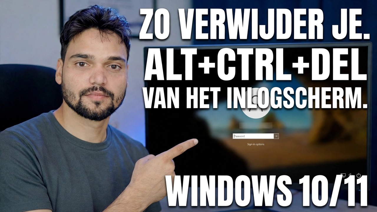 Schakel het vergrendelscherm uit Ctrl Alt Del 🔧 Stapsgewijze handleiding