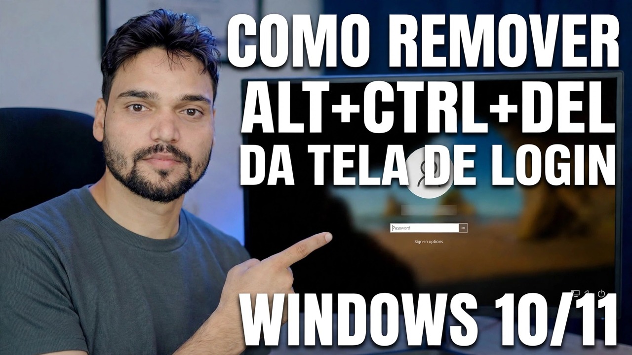 Desativar tela de bloqueio Ctrl Alt Del 🔧 Guia passo a passo
