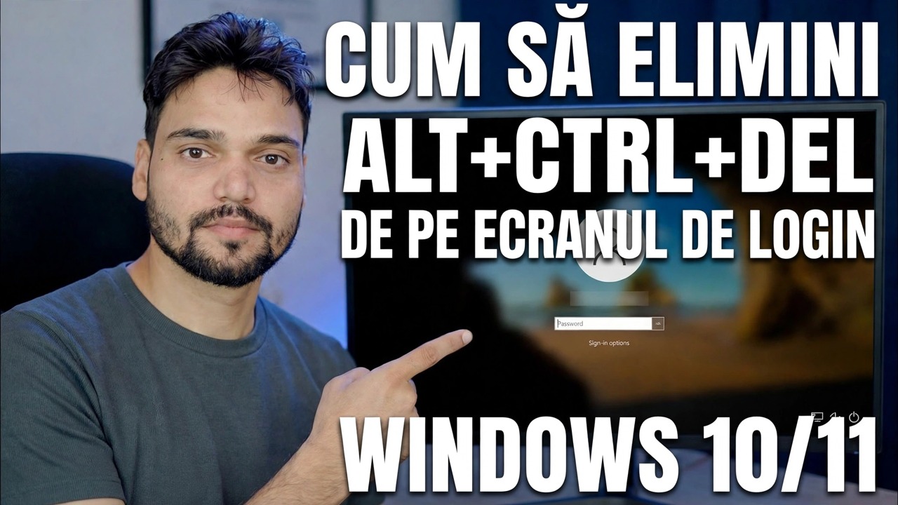 Dezactivați ecranul de blocare Ctrl Alt Del 🔧 Ghid pas cu pas