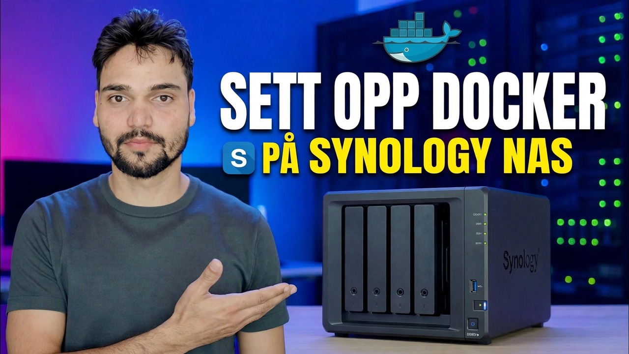 Installer Docker på Synology NAS