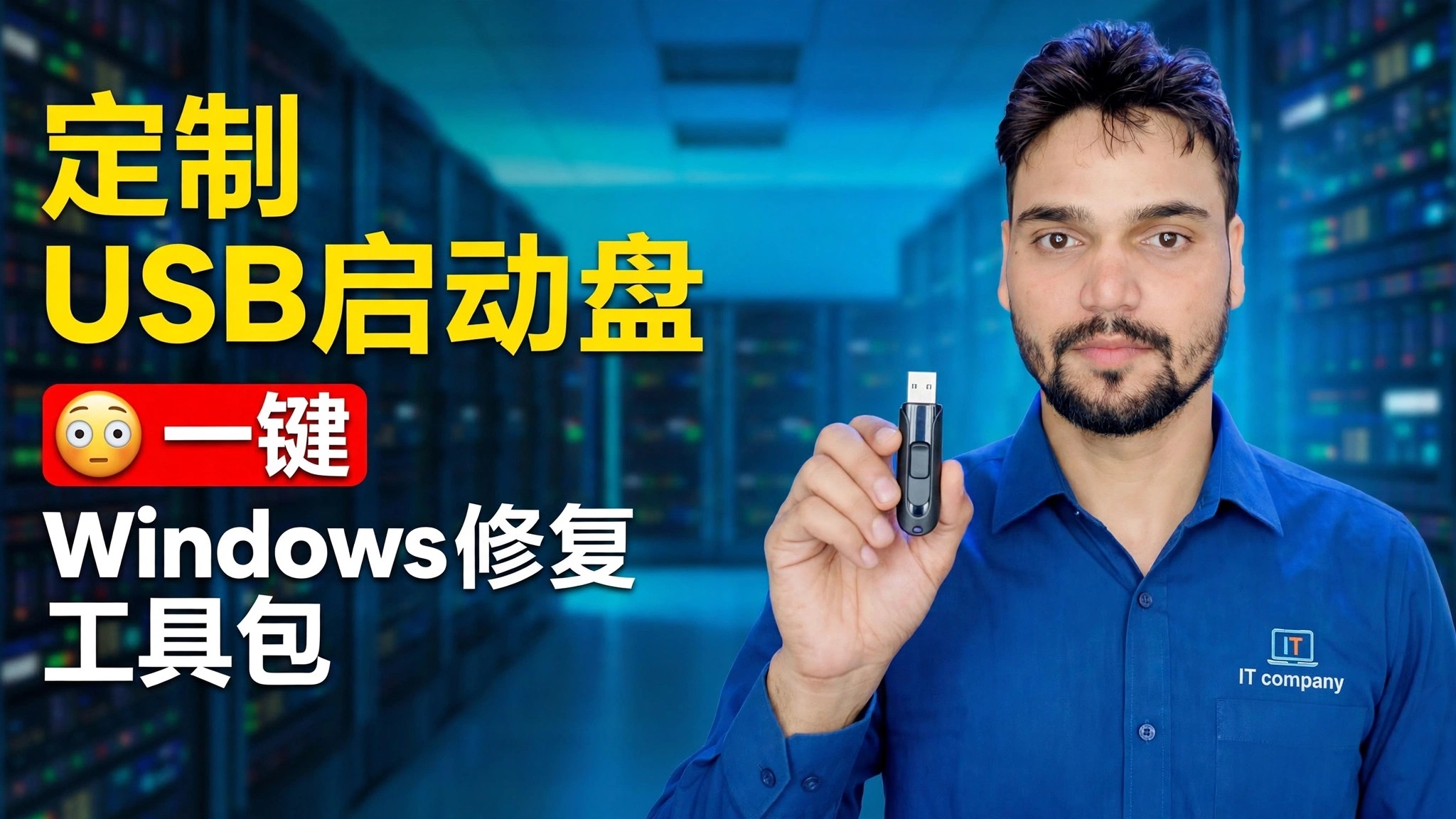 Custom Bootable USB 😳 One Click Windows Repair Toolkit