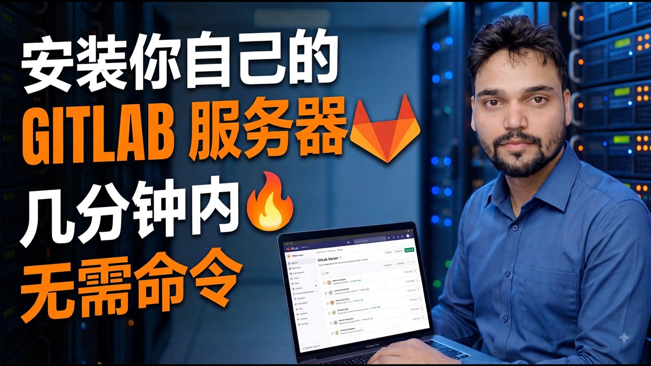 Install Your Own GitLab Server in Minutes 🔥 No Commands