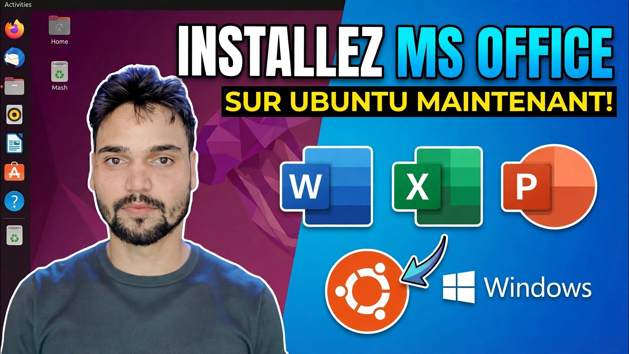 Installez Microsoft Office sur Ubuntu en 1 minute 😳 avec Wine