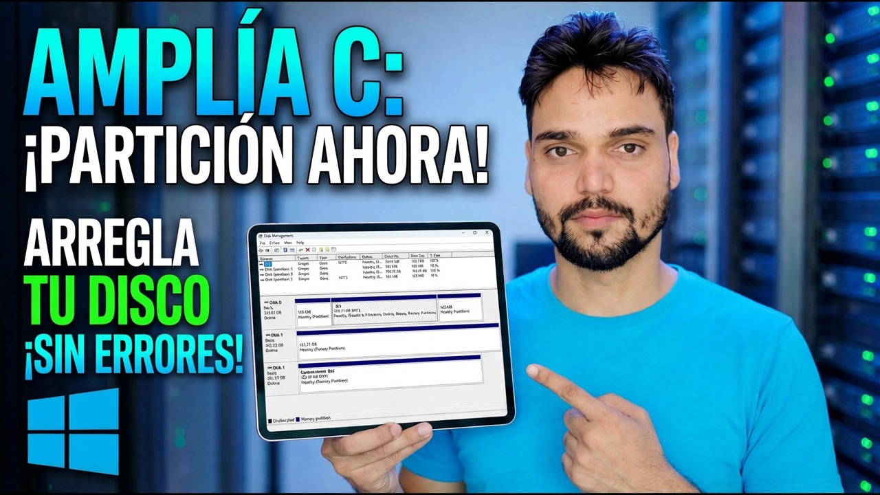 Reparar poco espacio en disco - Extender partición