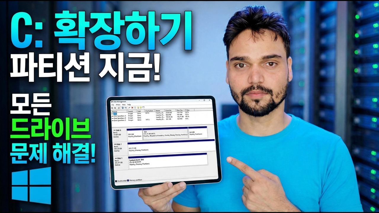 디스크 공간 부족 수정 - 파티션 확장