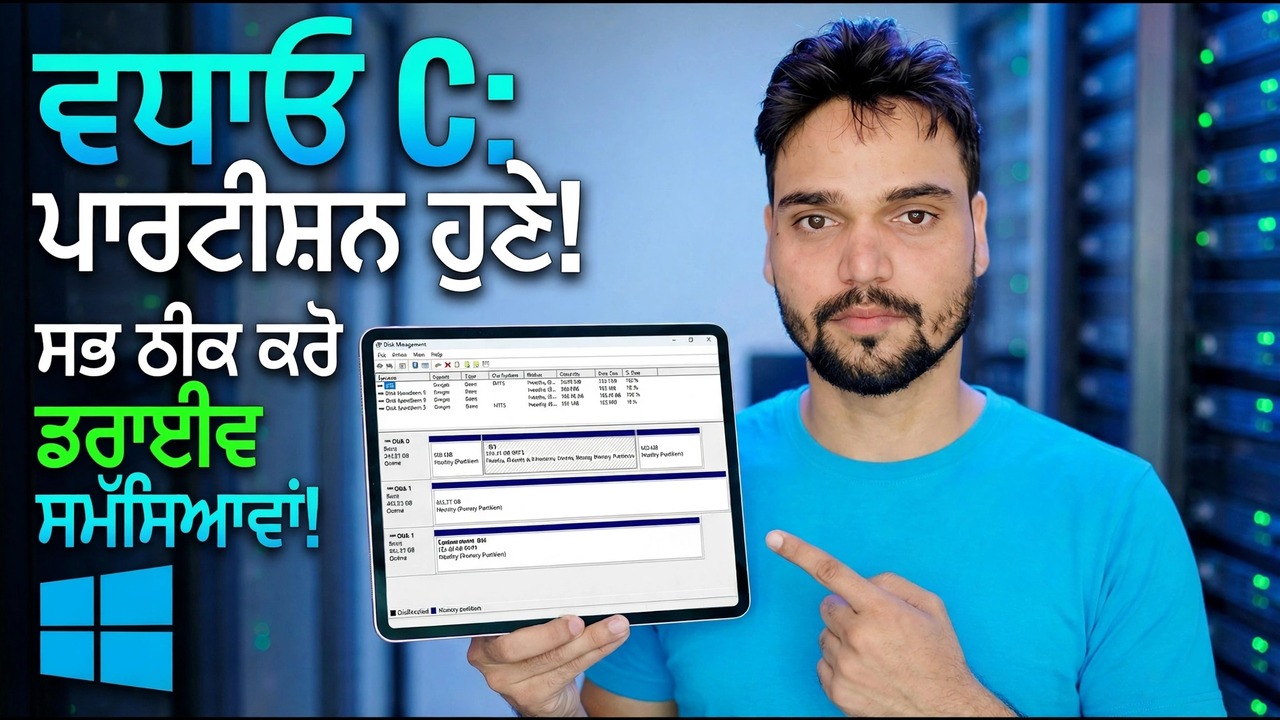ਘੱਟ ਡਿਸਕ ਸਪੇਸ ਨੂੰ ਠੀਕ ਕਰੋ - ਭਾਗ ਵਧਾਓ