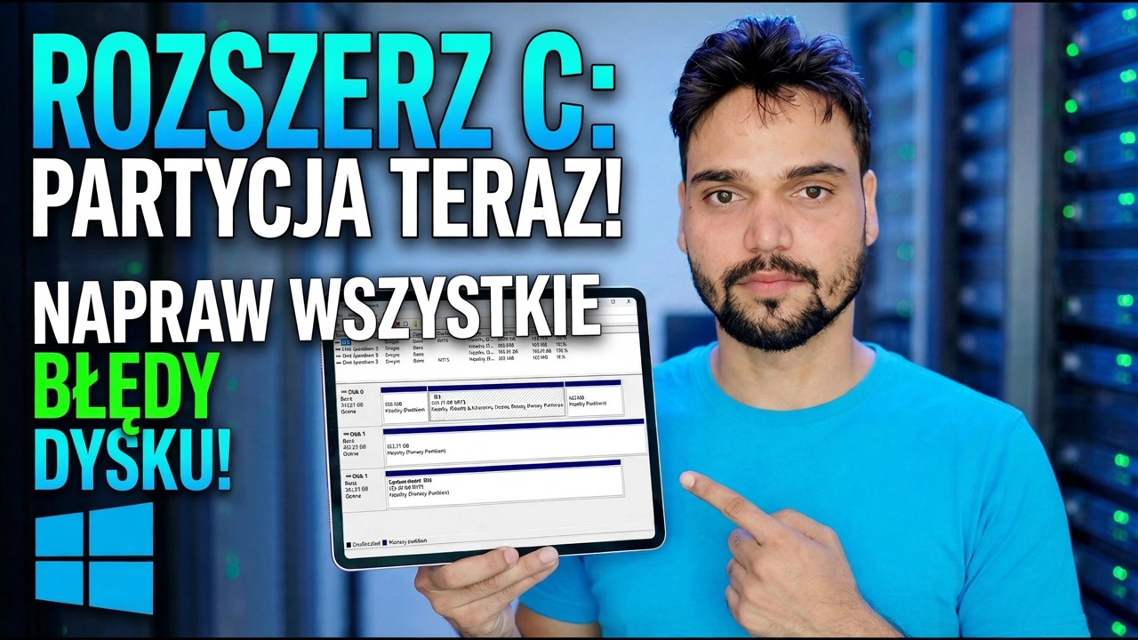 Napraw mało miejsca na dysku - rozszerz partycję